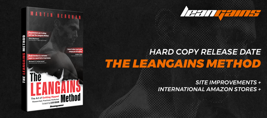 The Leangains Method: Hard Copy Release Date And More
